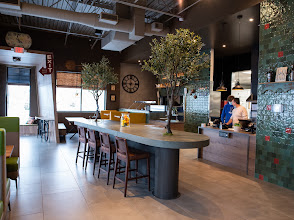 The Naked Olive dining room in downtown Kennett Square, PA
